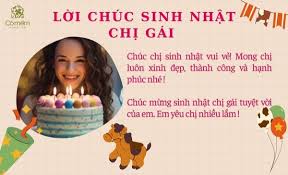 Lời Chúc Sinh Nhật Chị Gái Hài Hước