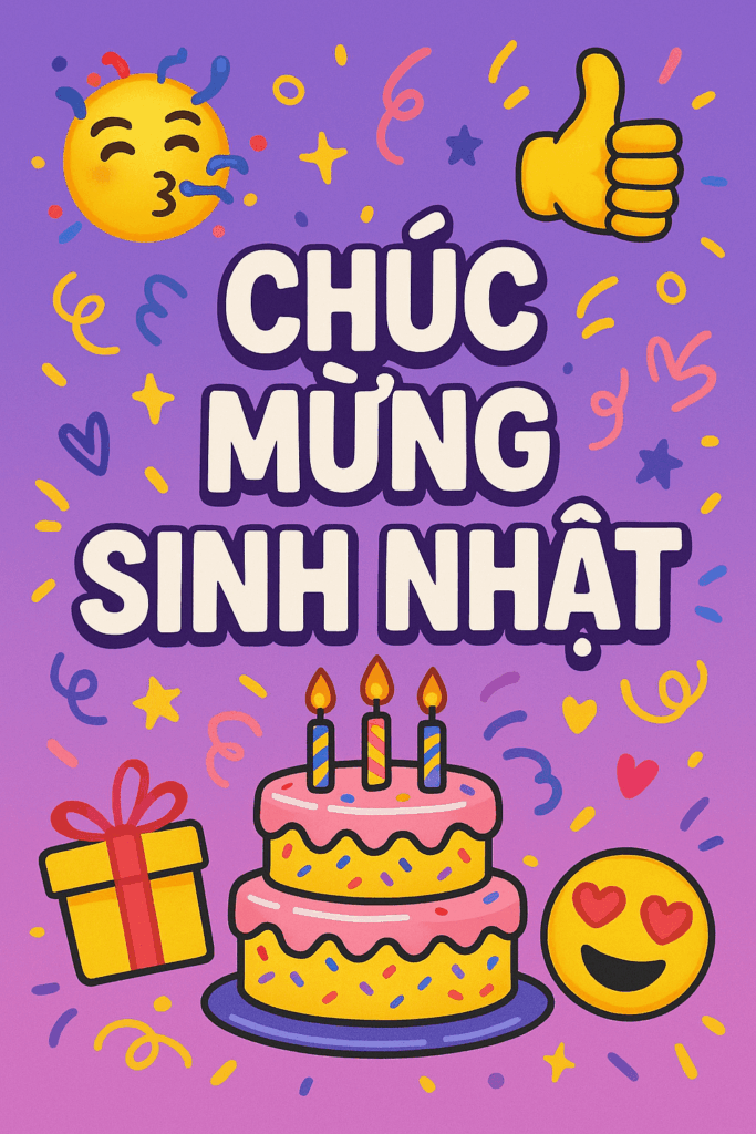 Những Câu Chúc Sinh Nhật Bá Đạo Ngắn Gọn