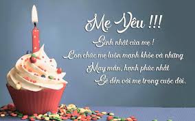 lời chúc sinh nhật mẹ